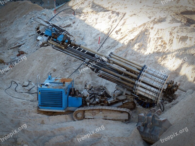 Site Machine Drilling Lines Drill