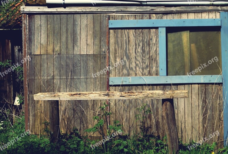 Wood Hut Log Cabin Old Decay