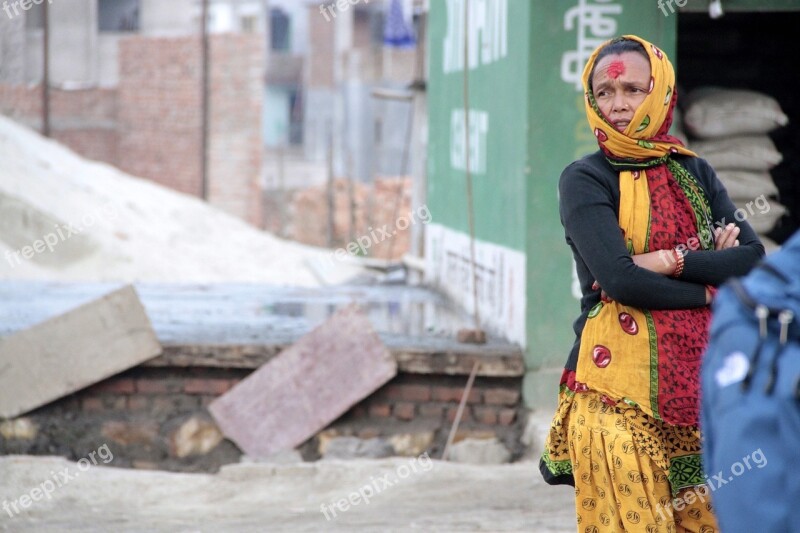 Nepal Woman People Travel Himalayas