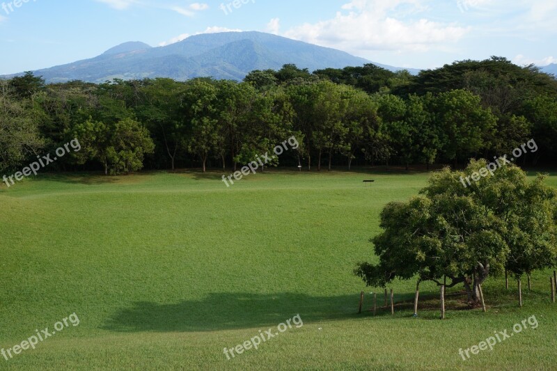 Landscape El Salvador San Andres Archeology Trees