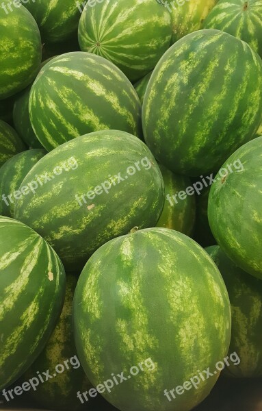 Watermelon Melon Seedless Food Summer