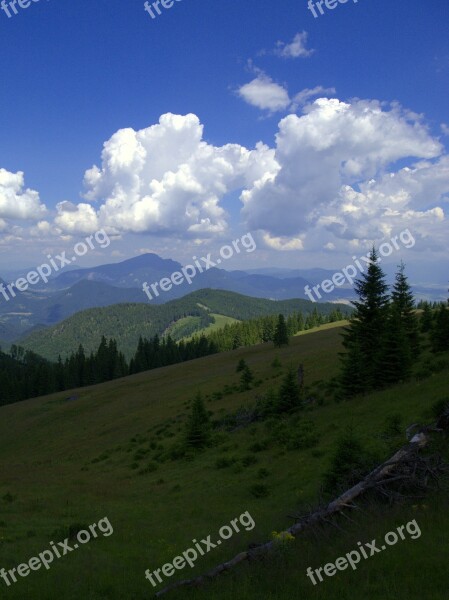 Slovakia Country Mountains Velka Fatra Free