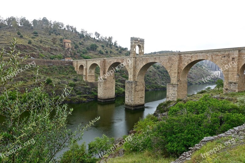 Bridge Alcantara Roman Historic Landmark