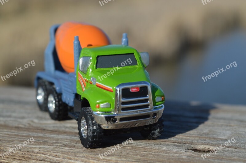 Truck Cement Truck Vehicle Transportation Construction