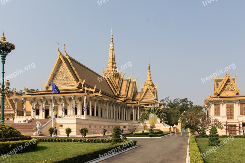 Phnom Penh Royal Palace Cambodia Asia Palace