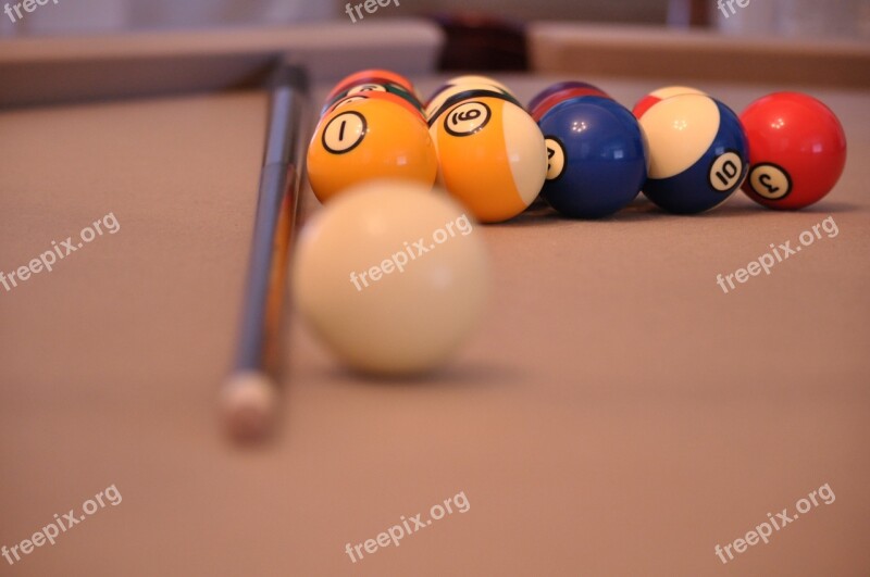 Pool Table Pool Ball Billiard Play