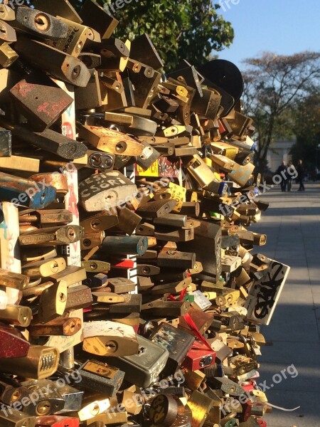 Padlock Lock Love Lock Love Promise Budapest