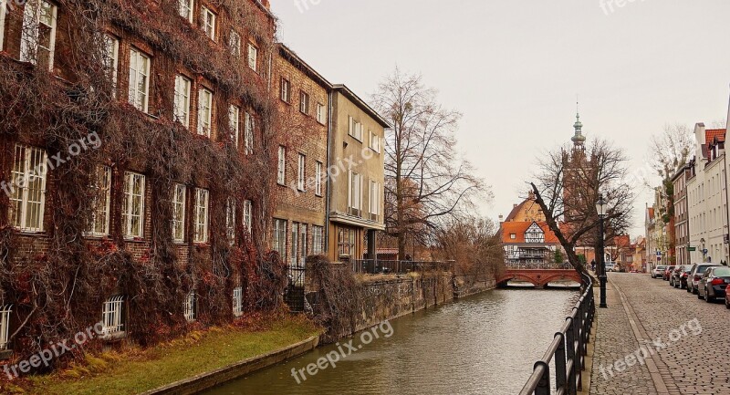 Architecture View City Gdańsk Poland