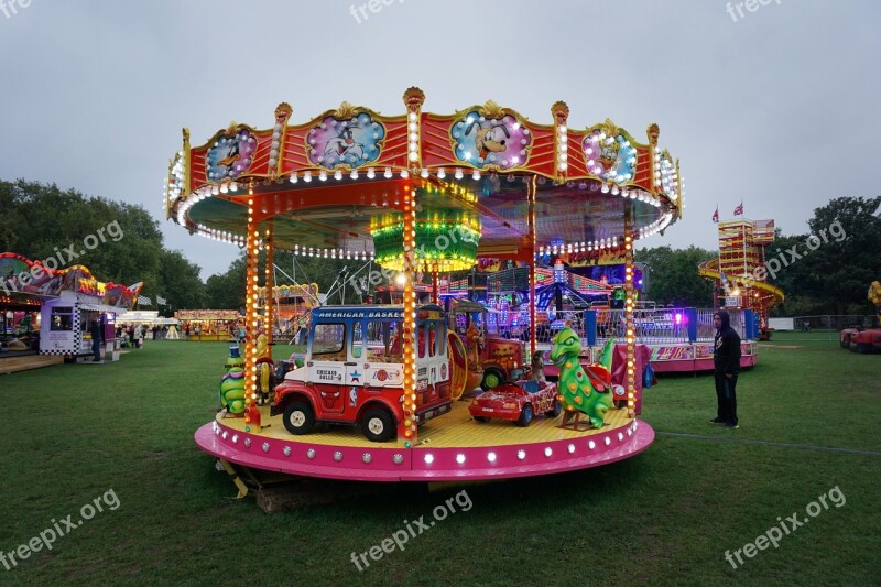 Fairground Fair Ride Children Kids