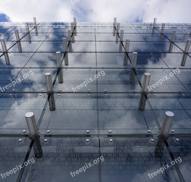 Architecture Wall Glass Facade Building