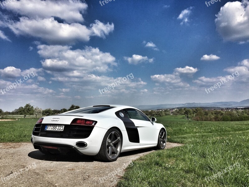 Audi R8 Sports Car Sport Supercar