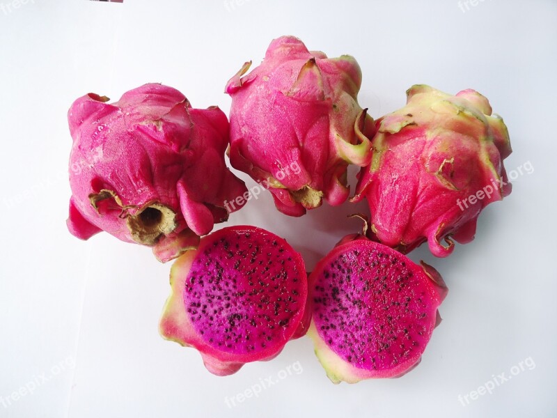 Dragon Fruit Red Fruit Free Photos