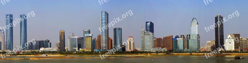 City Nanchang Honggutan Riverview Tall Buildings