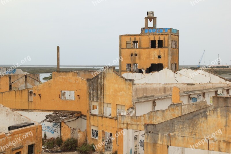 Portugal Faro Abandoned Factory Complex