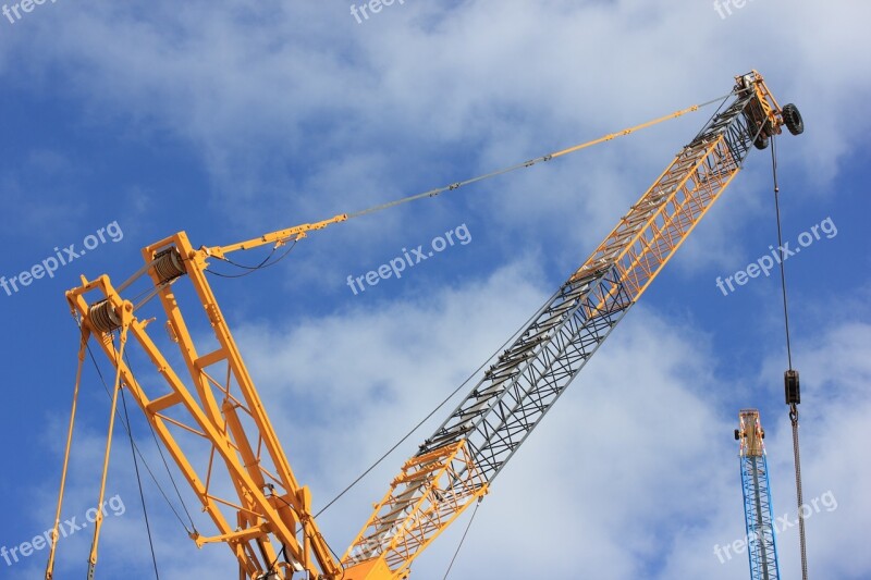 Crane Lift Lifting Construction Free Photos