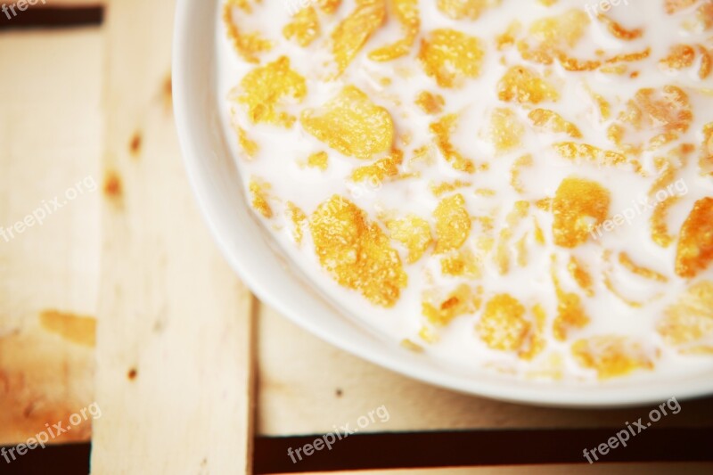 Cereals Milk Bottle Breakfast Flake