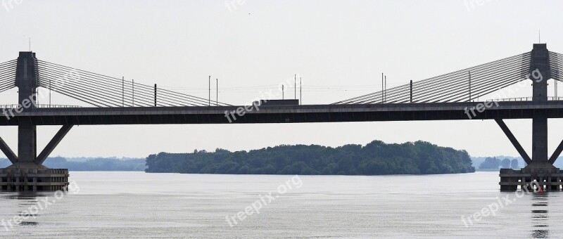 Danube Bridge New-europe Calafat Romania Vidin