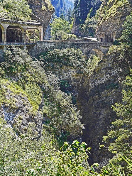 Via Mala Rhine Gorge Hinterrhein Graubünden Thusis