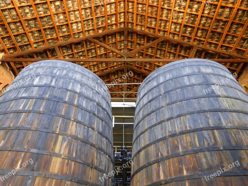 Winery Old Wine Production Casks Viticulture