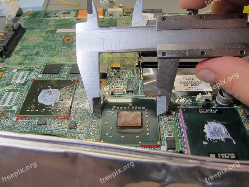 Notebook Repair Computer Integrated Circuit Caliper