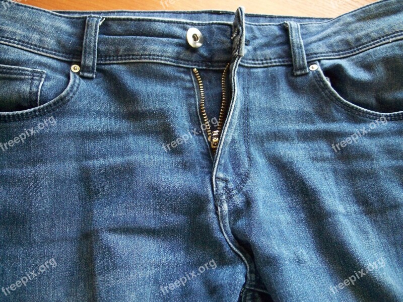 Pants Jeans Castle Fly Button