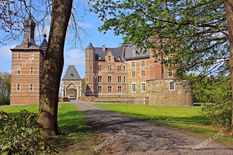 Castle Castle Merode Park Meadow Trees