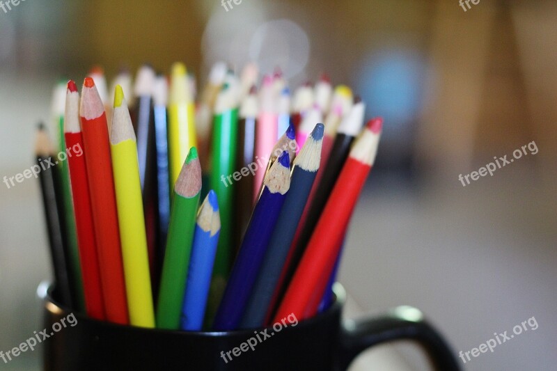 Pencils Colored Pencils Color Pencils Education School