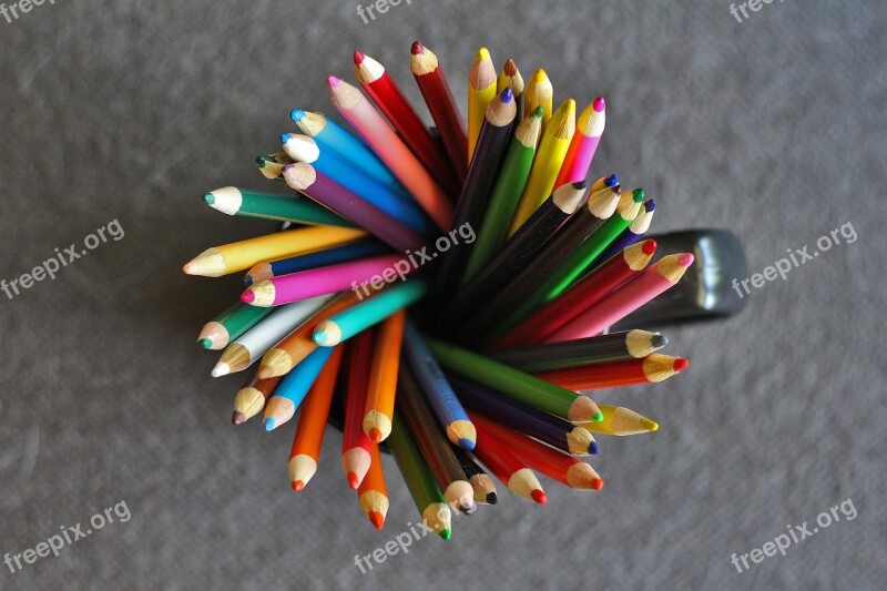 Pencils Colored Pencils Color Pencils Education School