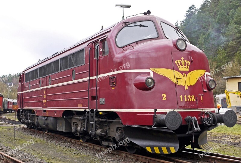 Diesel Locomotive Nohab Round Nose Six-axial Danish State Railway