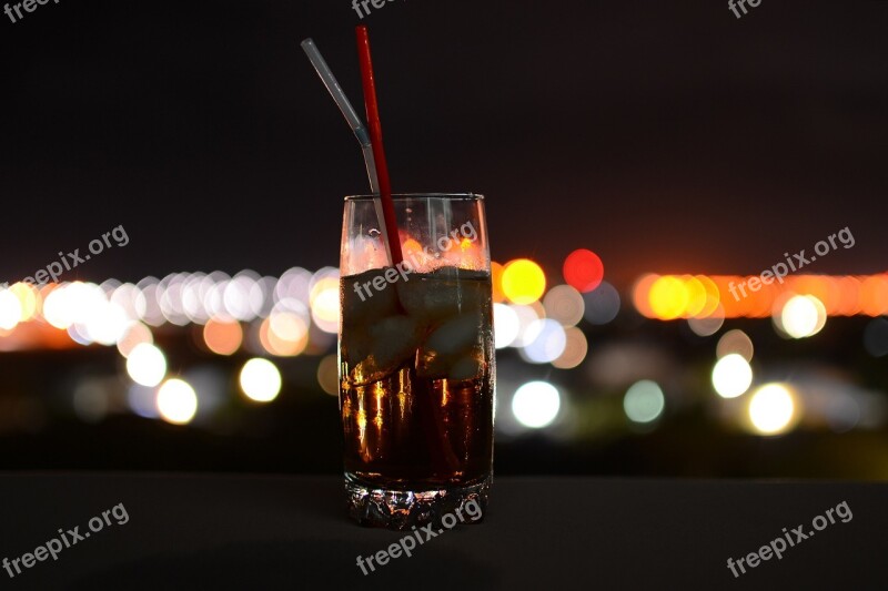 Drinking Coke Bokeh Free Photos