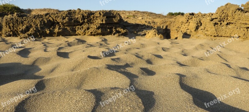 Beach Desert Sand Waves Sardinia Vacations