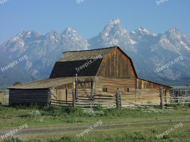 Barn Ranch Wood Country Vintage