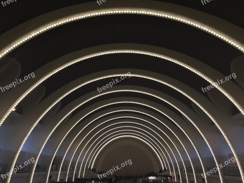 Shanghai Exhibition Center Auditorium Curved Dome Free Photos