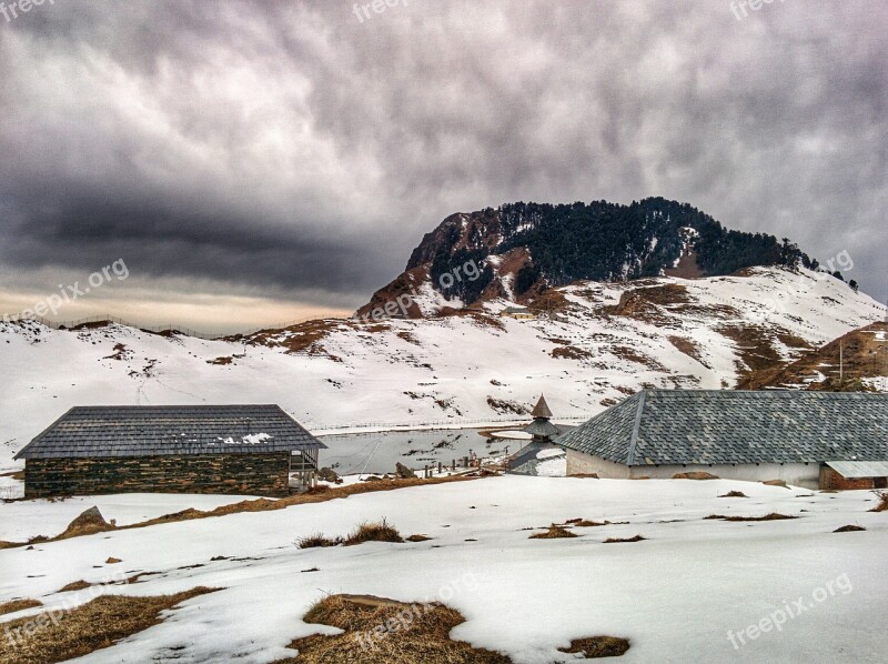 Snow Landscape Winter Snow Mountain White