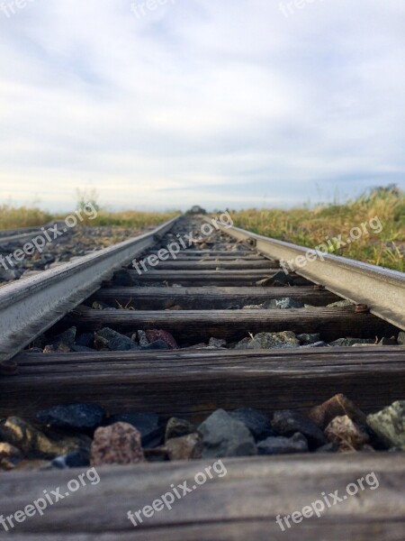 Railroad Rural Rail Train Countryside