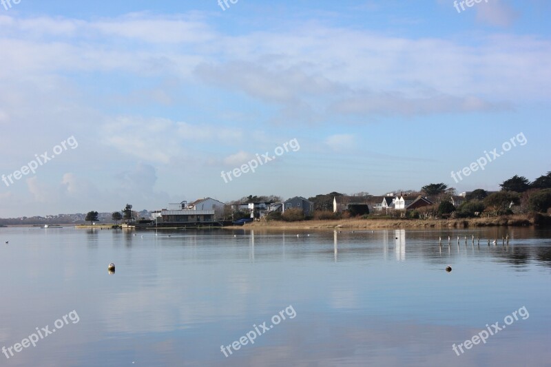 Christchurch Harbour Mudeford Dorset Seaside England