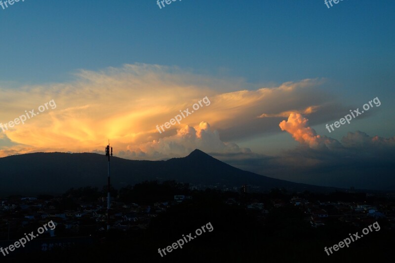 Clouds City San Salvador El Salvador Air