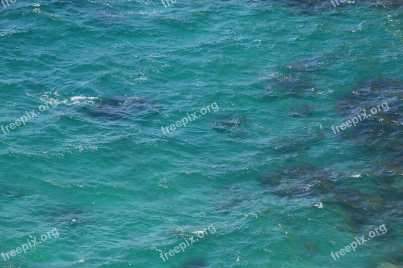 England Sea Wave Turquoise Seascape