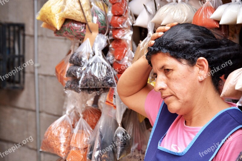 Madam Market Saleswoman Mayoreo Tegucigalpa