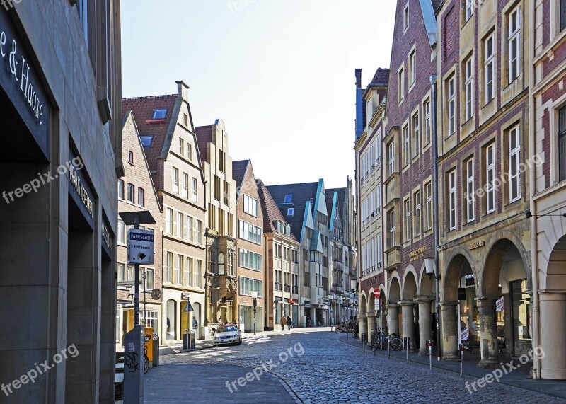 Münster Westfalen Historic Center Rye Market Bow Street