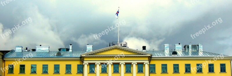 The Presidential Palace Helsinki Finnish Attraction Tourist Castle