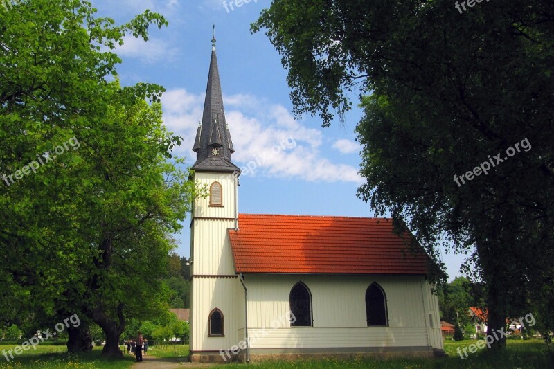 Church Wooden Church Architecture Old Steeple