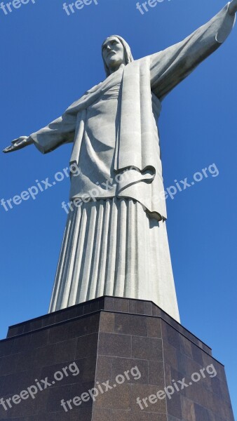 Christ Rio January Beach Brazil