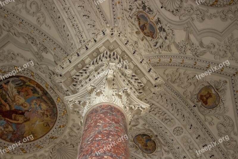 Town Hall Memmingen Historically Architecture Stucco