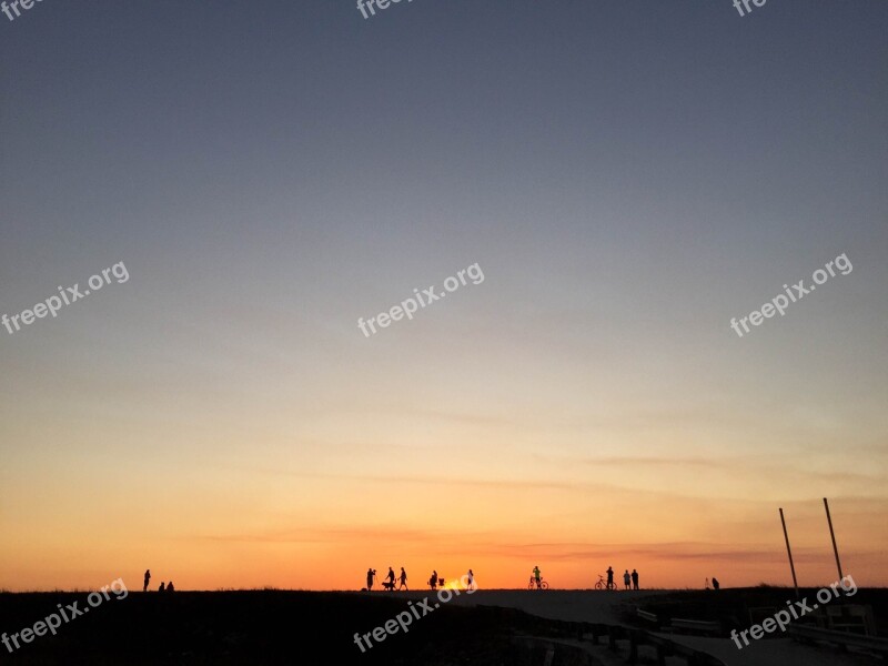 Sunset Landscape Nature Sky Sun