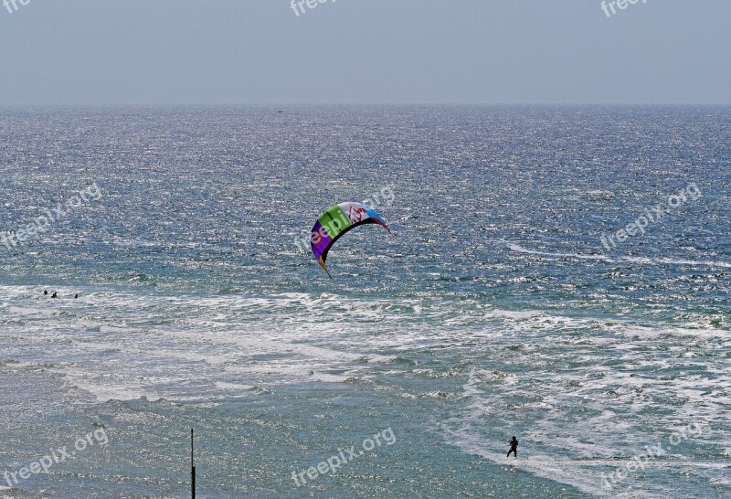 Sylt Summer Kite Surfing Sail Swim