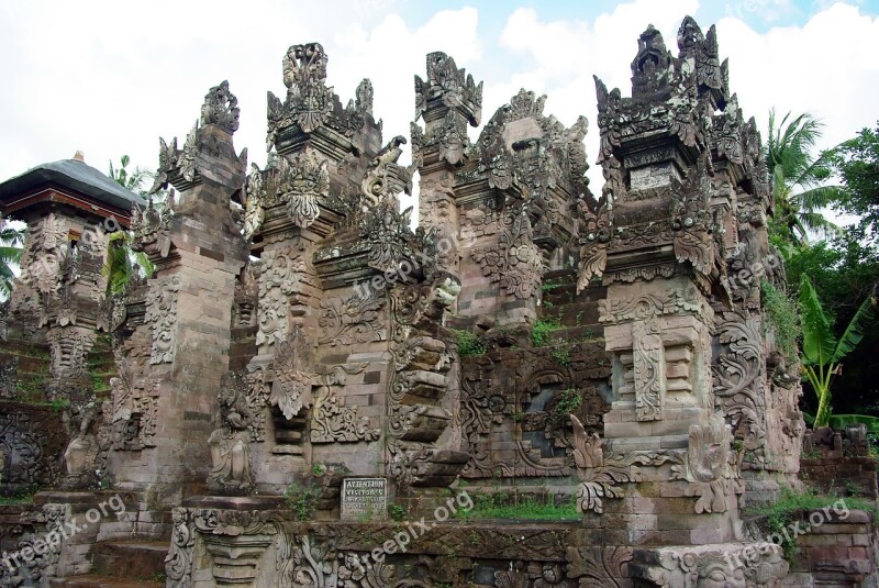 Indonesia Bali Temple Buddhist Sacred