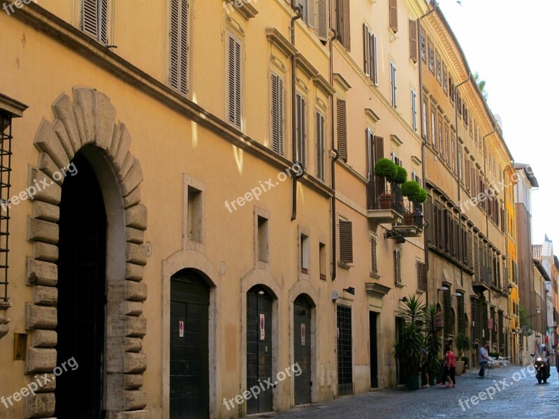 Rome Italy Street City Building