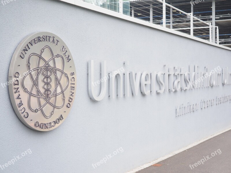 University Ulm Emblem Logo Lettering Wordmark