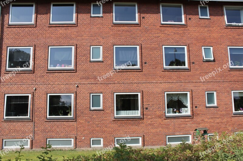 Apartment Block Windows Profit Free Photos